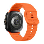 Kalebol Wave Stitching Silicone Strap, For Samsung Galaxy Watch Ultra 47mm / Ultra 2025