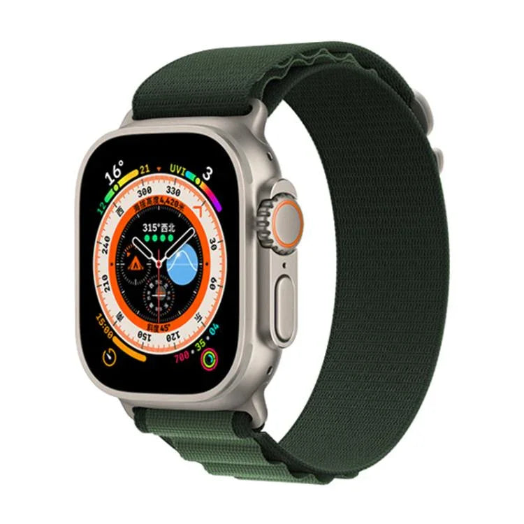 Kalebol Aline Nylon Loop Watch Band, For Apple Watch 46mm / 49mm / 45mm / 44mm, For Apple Watch 42mm / 41mm / 40mm / 38mm