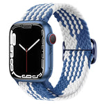 Kalebol Eight Buckle Nylon Braided Watch Band, For Apple Watch 46mm / 49mm / 45mm / 44mm, For Apple Watch 42mm / 41mm / 40mm / 38mm