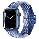 Kalebol Eight Buckle Nylon Braided Watch Band, For Apple Watch 46mm / 49mm / 45mm / 44mm, For Apple Watch 42mm / 41mm / 40mm / 38mm