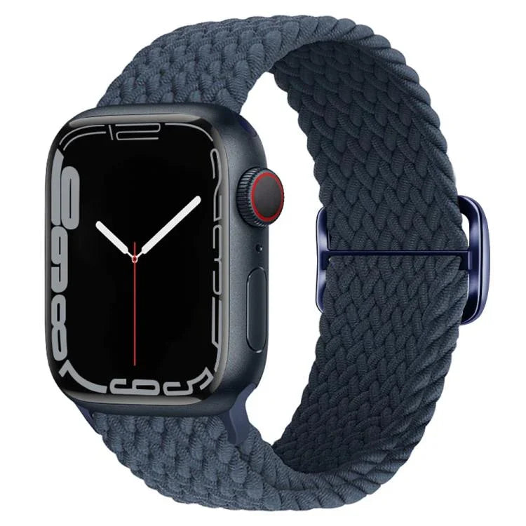Kalebol Eight Buckle Nylon Braided Watch Band, For Apple Watch 46mm / 49mm / 45mm / 44mm, For Apple Watch 42mm / 41mm / 40mm / 38mm