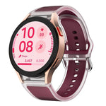 Kalebol Glacier Transparent Silicone Watch Band, For Samsung Galaxy Watch 7  / 6 / 5 / 4