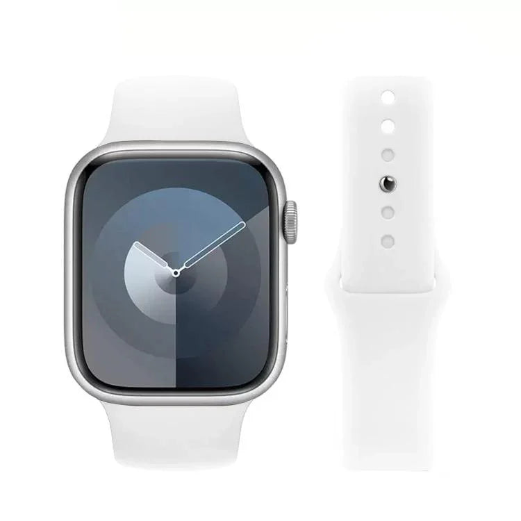Kalebol Reverse Buckle Silicone Watch Band, For Apple Watch 46mm / 49mm / 45mm / 44mm, For Apple Watch 42mm / 41mm / 40mm / 38mm