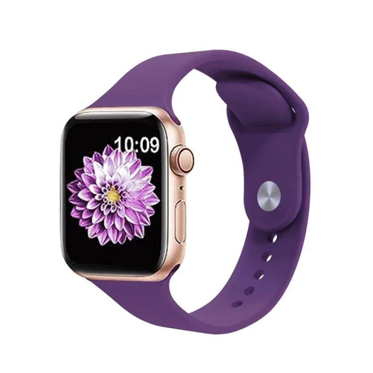 Kalebol Reverse Buckle Silicone Watch Band, For Apple Watch 46mm / 49mm / 45mm / 44mm, For Apple Watch 42mm / 41mm / 40mm / 38mm
