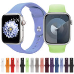 Kalebol Reverse Buckle Silicone Watch Band, For Apple Watch 46mm / 49mm / 45mm / 44mm, For Apple Watch 42mm / 41mm / 40mm / 38mm