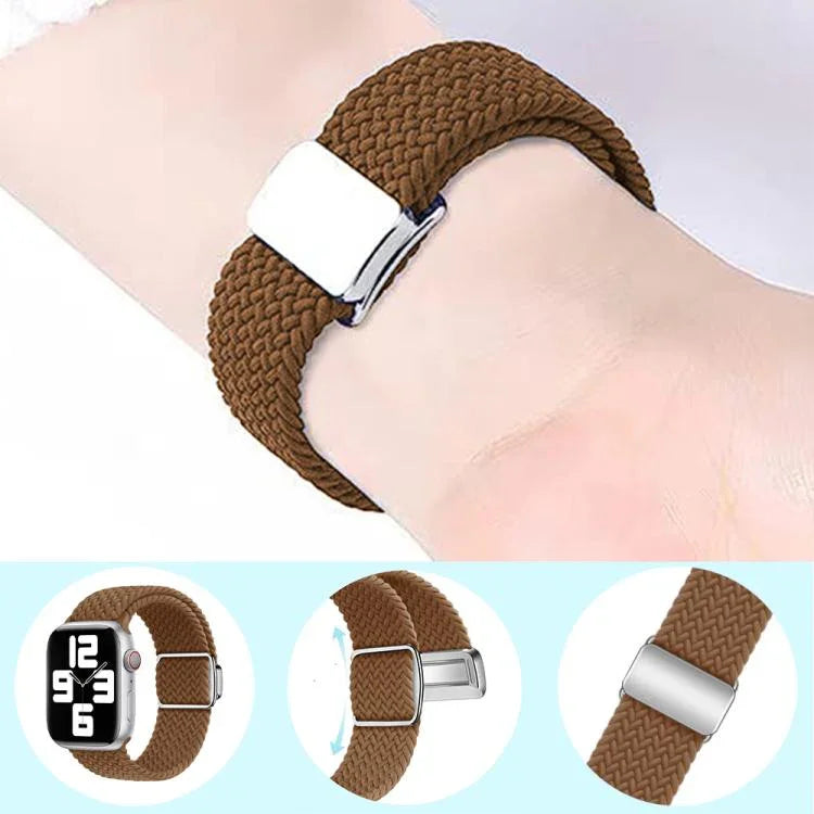 Kalebol Nylon Loop Magnetic Buckle Watch Band, For Apple Watch 46mm / 49mm / 45mm / 44mm, For Apple Watch 42mm / 41mm / 40mm / 38mm