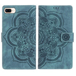 Mandala Embossed Retro Frosted Leather Phone Case, For iPhone XR, For iPhone XS Max, For iPhone 7 Plus / 8 Plus
