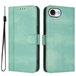 Line Splicing Buckle Retro Leather Phone Case, For iPhone 17e / 16e, For iPhone 17 Pro Max, For iPhone 17 Pro, For iPhone 17, For iPhone Air, For iPhone 16 Pro Max