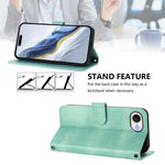 Line Splicing Buckle Retro Leather Phone Case, For iPhone 17e / 16e, For iPhone 17 Pro Max, For iPhone 17 Pro, For iPhone 17, For iPhone Air, For iPhone 16 Pro Max