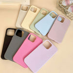 Dopamine Simple Imitation Liquid Silicone Phone Case, For iPhone 17, For iPhone Air, For iPhone 16 Pro Max