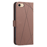 Geometric Pattern RFID Leather Phone Case, For iPhone 6 / 7 / 8 / SE, For iPhone 13 Pro Max, For iPhone 13 Pro, For iPhone 12 / 12 Pro, For iPhone 12 Pro Max, For iPhone 11 Pro Max, For iPhone 11, For iPhone 11 Pro