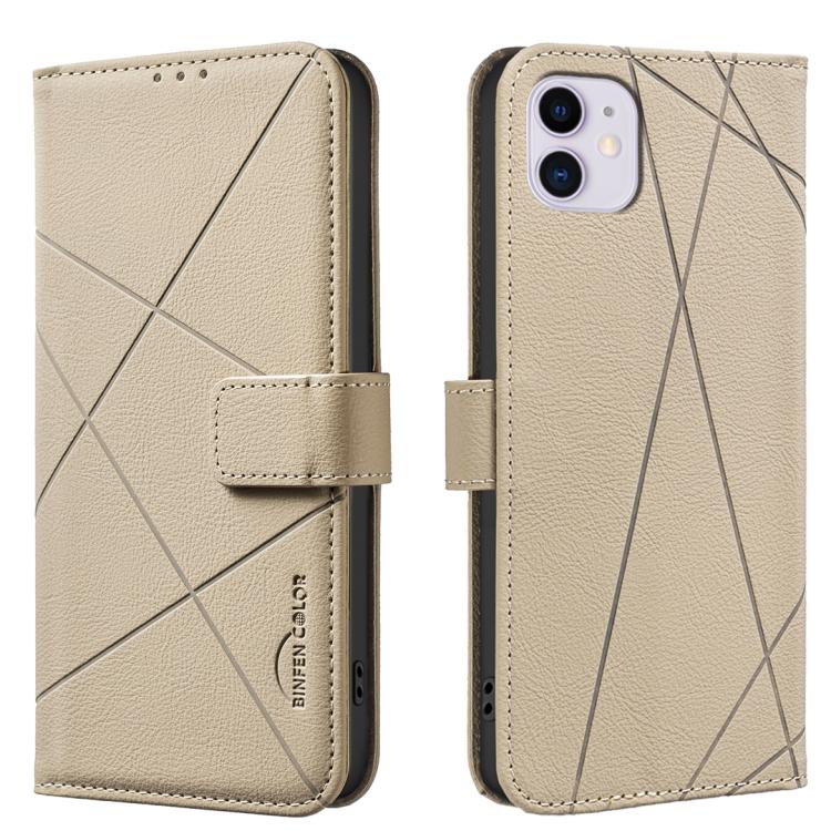 Geometric Pattern RFID Leather Phone Case, For iPhone 6 / 7 / 8 / SE, For iPhone 13 Pro Max, For iPhone 13 Pro, For iPhone 12 / 12 Pro, For iPhone 12 Pro Max, For iPhone 11 Pro Max, For iPhone 11, For iPhone 11 Pro