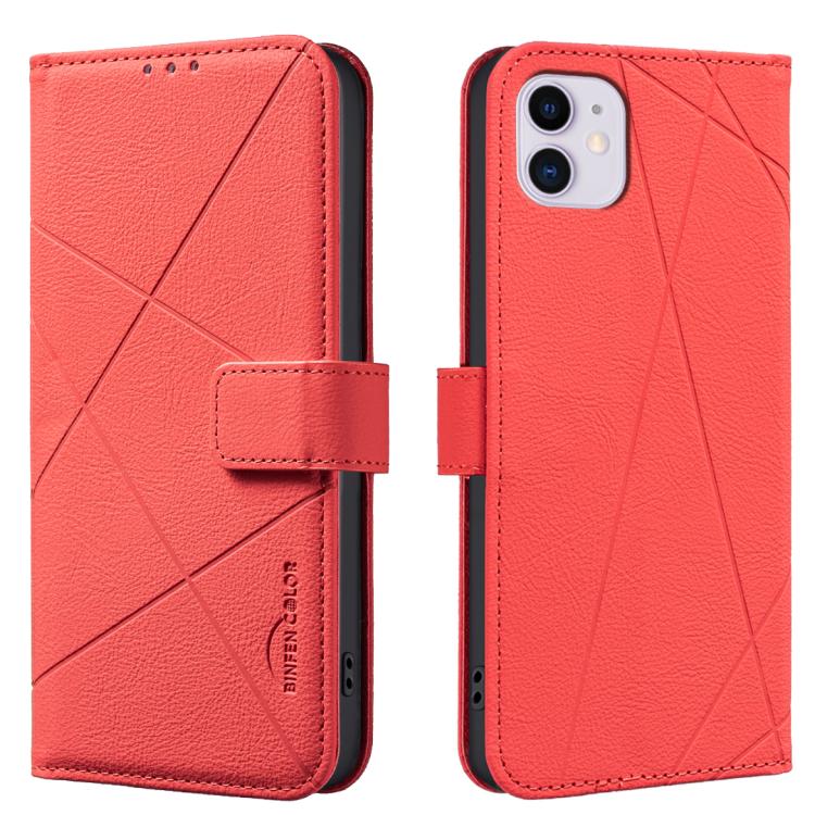 Geometric Pattern RFID Leather Phone Case, For iPhone 6 / 7 / 8 / SE, For iPhone 13 Pro Max, For iPhone 13 Pro, For iPhone 12 / 12 Pro, For iPhone 12 Pro Max, For iPhone 11 Pro Max, For iPhone 11, For iPhone 11 Pro