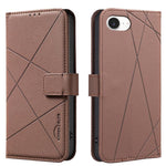 Geometric Pattern RFID Leather Phone Case, For iPhone 16e / 17e, For iPhone 17 Pro Max, For iPhone 17 Pro, For iPhone 17, For iPhone Air, For iPhone 16 Pro Max, For iPhone 16 Pro, For iPhone 16 Plus