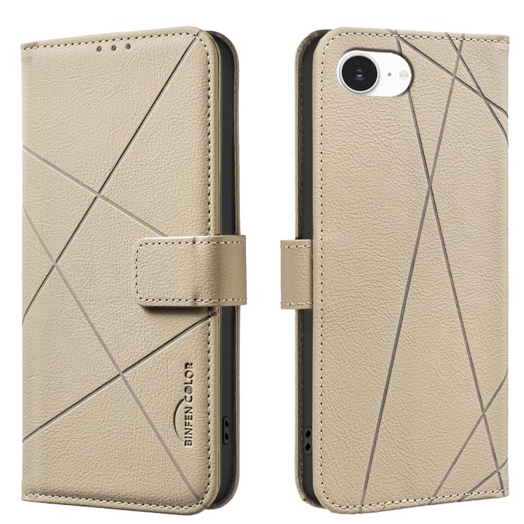 Geometric Pattern RFID Leather Phone Case, For iPhone 16e / 17e, For iPhone 17 Pro Max, For iPhone 17 Pro, For iPhone 17, For iPhone Air, For iPhone 16 Pro Max, For iPhone 16 Pro, For iPhone 16 Plus