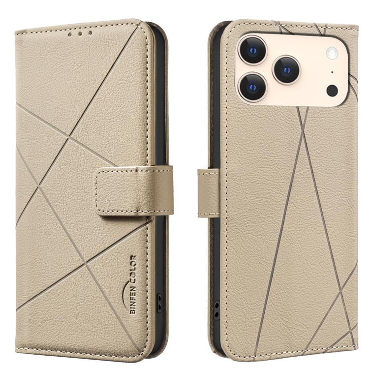 Geometric Pattern RFID Leather Phone Case, For iPhone 16e / 17e, For iPhone 17 Pro Max, For iPhone 17 Pro, For iPhone 17, For iPhone Air, For iPhone 16 Pro Max, For iPhone 16 Pro, For iPhone 16 Plus