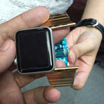 xDfind One Bead Stainless Steel Watch Band, For Apple Watch 46mm / 49mm / 45mm / 44mm, For Apple Watch 42mm / 41mm / 40mm / 38mm