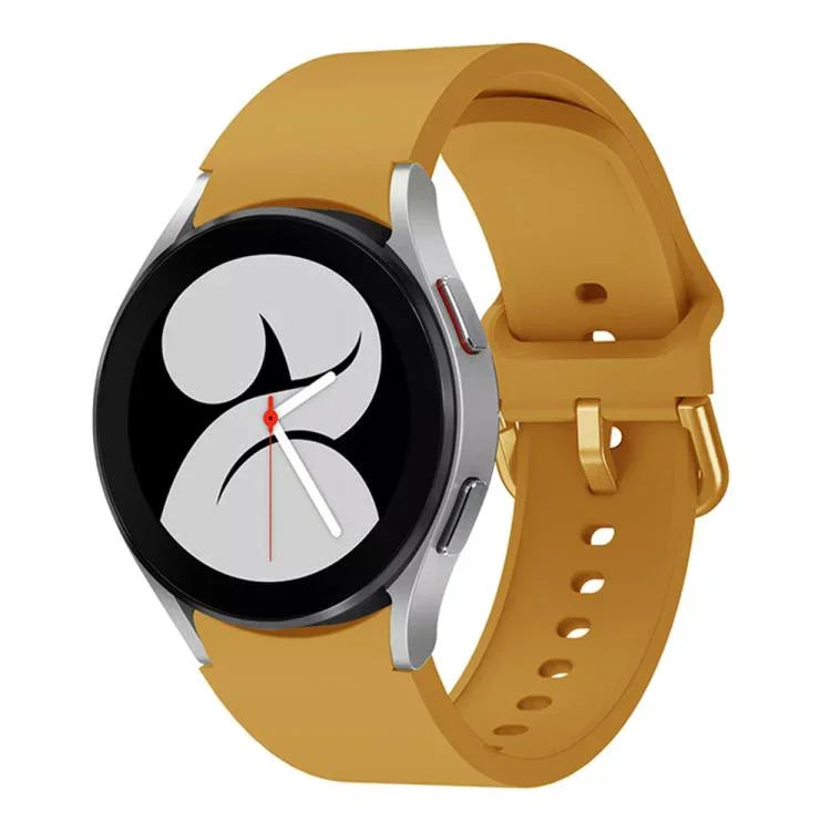 xDfind Solid Color Colorful Buckle Quick Release Silicone Watch Band, For Samsung Galaxy Watch7 / Watch FE 40mm, For Samsung Galaxy Watch6 / Watch6 Classic, For Samsung Galaxy Watch5 / Watch5 Pro, For Samsung Galaxy Watch4 / Watch4 Classic