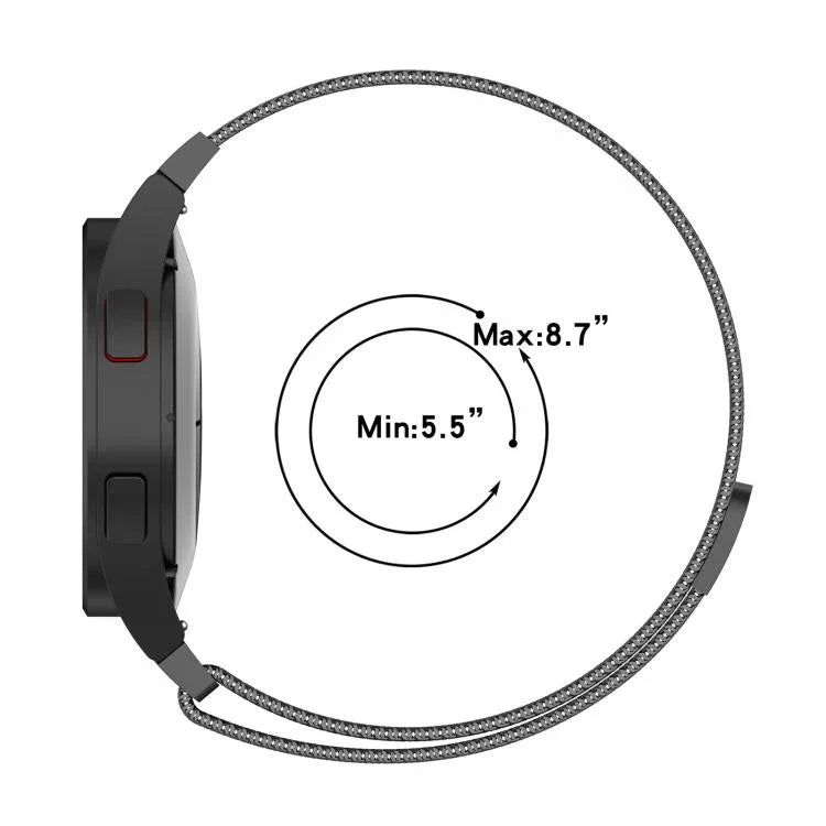 xDfind Milan Magnetic Quick Release Stainless Steel Watch Band, For Samsung Galaxy Watch7 / FE / 6 / 5 / 4