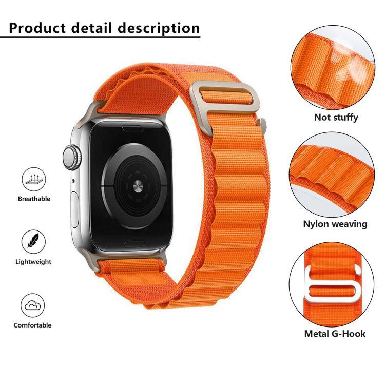 xDfind Aline Nylon Loop Watch Band, For Apple Watch 46mm / 49mm / 45mm / 44mm, For Apple Watch 42mm / 41mm / 40mm / 38mm