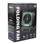 F3 Solar Powered USB Charging Portable Fan Camping Light