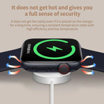 For Apple Watch Series xDfind Aluminum Alloy Shell Magnetic Wireless Watch Charger, Type-C, USB-A
