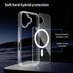 Scratchproof PC Hybrid TPU Magsafe Phone Case, For iPhone 18, For iPhone 18 Pro, For iPhone 18 Pro Max, For iPhone 17 Pro Max, For iPhone 17 Pro, For iPhone 17, For iPhone 17 Air