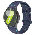 Eco-Friendly Granular Colorful Dots Silicone Watch Band, For Samsung Galaxy Watch 7 40 / 44mm