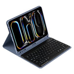 Colorful Backlight Bluetooth Keyboard Leather Tablet Case, For iPad Air 11 2024 / Air 11 2025, For iPad Air 5 / Air 4 10.9
