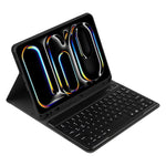 Colorful Backlight Bluetooth Keyboard Leather Tablet Case, For iPad Air 11 2024 / Air 11 2025, For iPad Air 5 / Air 4 10.9