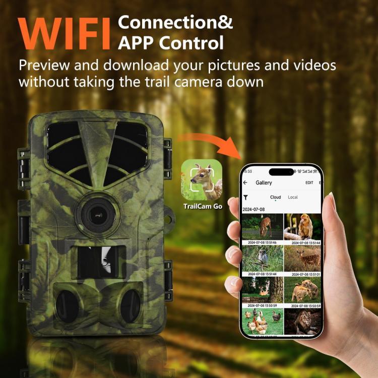 PR908W WiFi Version 5K HD Night vision Infrared Hunting Camera, PR908W