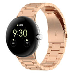 xDfind Three Beads Quick Release Metal Watch Band, For Google Pixel Watch 4 / 3 45mm, For Google Pixel Watch 4 / 3 / 2 / 1 41mm