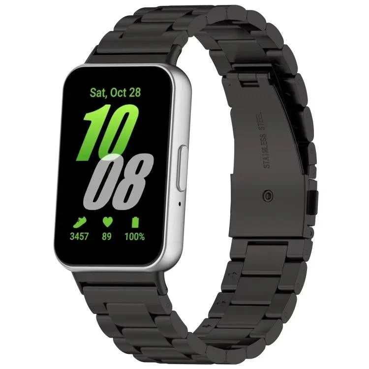 xDfind Three Beads Metal Watch Band, For Samsung Galaxy Watch Ultra 47mm, For Samsung Galaxy Watch 7 / FE / 6 / 5 / 4, For Samsung Galaxy Fit3