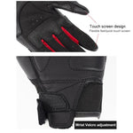 SOMAN  MG21 Motorcycle Sheepskin Carbon Fiber Gloves Off-road Riding Anti-slip Gloves, M, L, XL, XXL