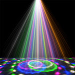Sunflower Magic Ball Light LED RGB Rotating Stage Lamp, Voice Control, Remote Control