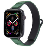 Slim I-shaped Magnetic Silicone Watch Band, For Apple Watch 46mm / 49mm / 45mm / 44mm, For Apple Watch 42mm / 41mm / 40mm / 38mm