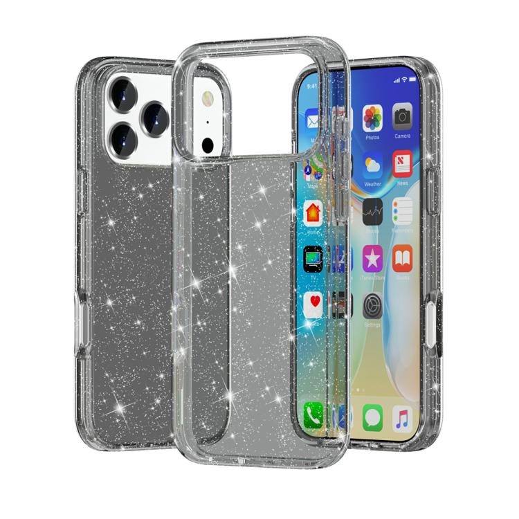 Shockproof Terminator Glitter Powder Phone Case, For iPhone 18 Pro / 17 Pro, For iPhone 18 Pro Max / 17 Pro Max, For iPhone 17, For iPhone Air
