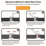 xDfind Milanese Buckle Metal Watch Band, For Apple Watch 42 / 44 / 45 / 46 / 49mm, For Apple Watch 38 / 40 / 41 / S10 42mm