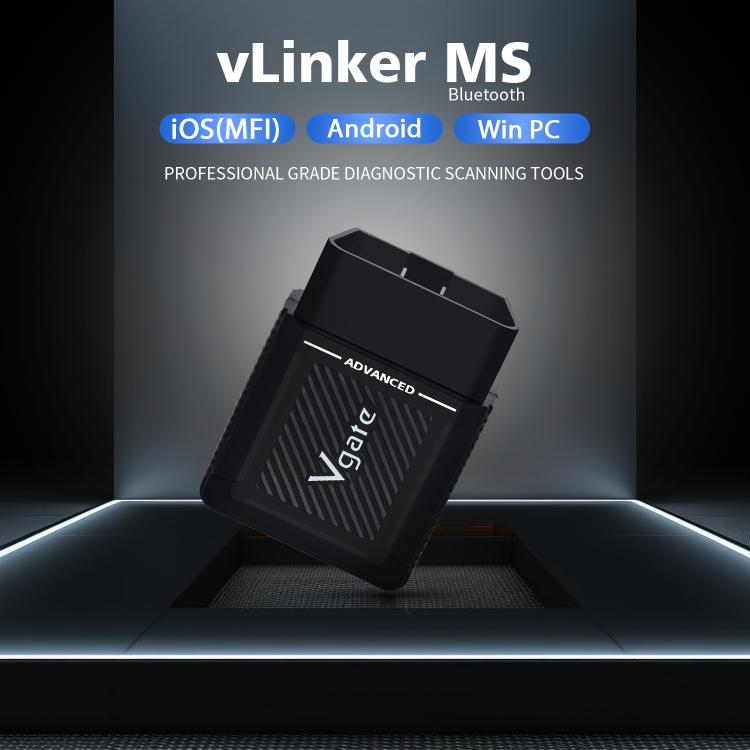 Vgate vLinker MS 12V / 24V Bluetooth Car OBD2 Scanner, vLinker MS