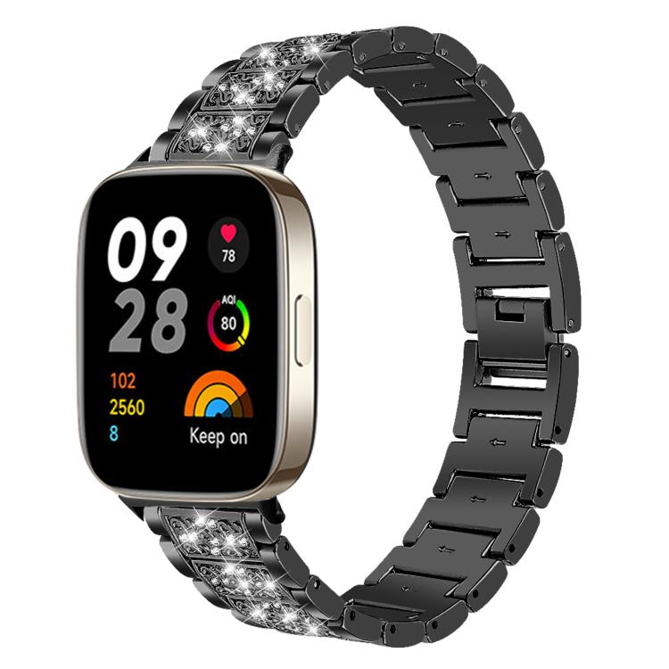 xDfind Diamond Jewelry Stainless Steel Watch Band, For Xiaomi Band 10 Pro / 9 Pro / Redmi Watch 6, For Xiaomi Smart Band 10 / 9 / 8 / NFC 14mm, For Redmi Watch 3 Active / Lite 20mm, For Redmi Watch 3 20mm