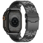 26mm Quick Release Flat Buckle Titanium Alloy Watch Band, For Apple Watch 46mm / 49mm / 45mm / 44mm