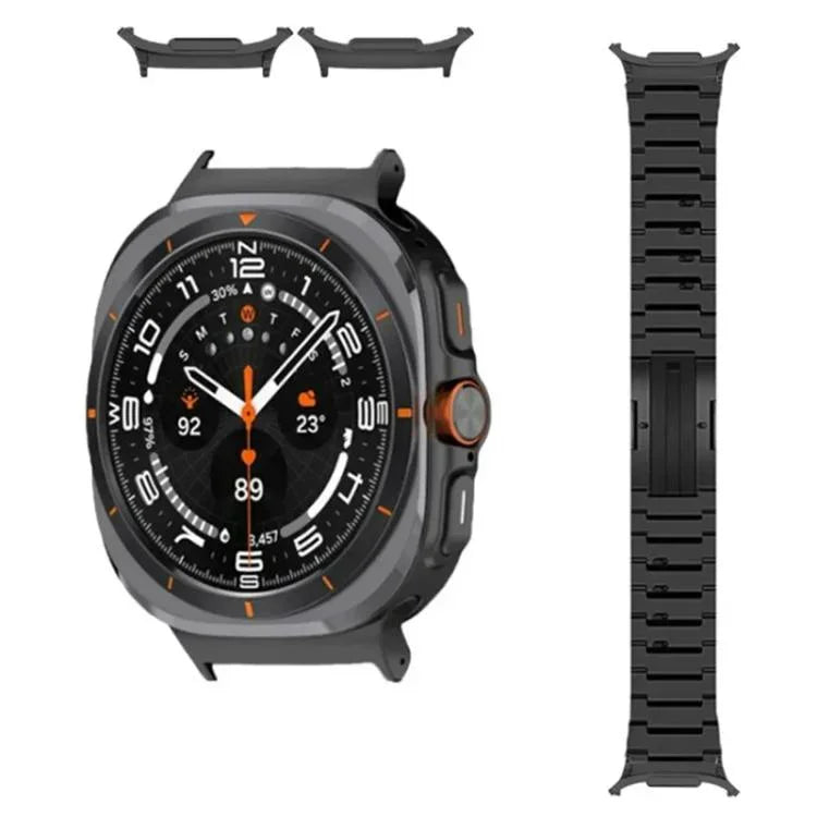 One Bead Side Slide Quick Release Buckle Titanium Alloy Watch Band, For Samsung Galaxy Watch Ultra / Ultra 2025, For Samsung Galaxy Watch8 / Watch8 Classic