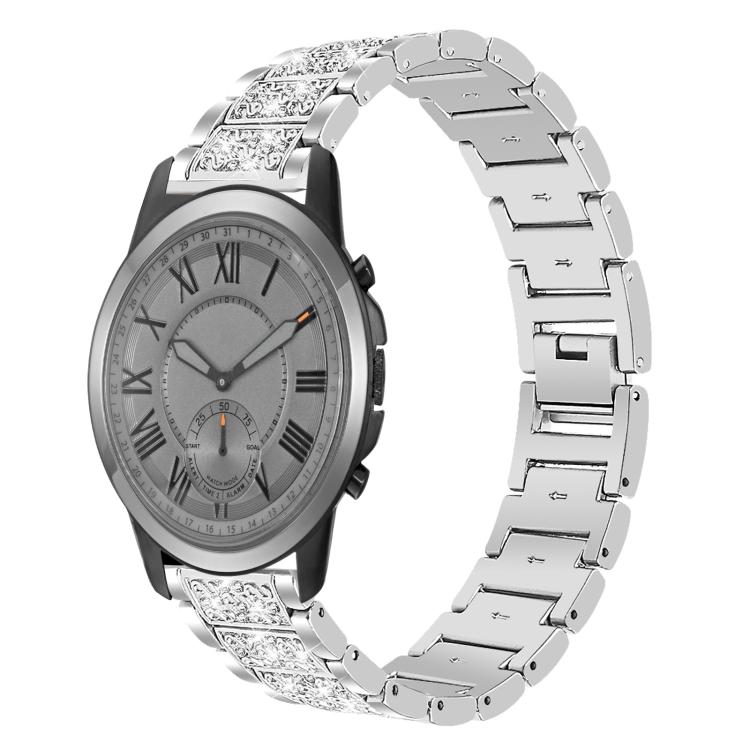 xDfind Diamond Jewelry Stainless Steel Watch Band, For Fossil Q Machine Hybrid Watch 22mm