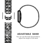xDfind Diamond Jewelry Stainless Steel Watch Band, For Fossil Q Machine Hybrid Watch 22mm