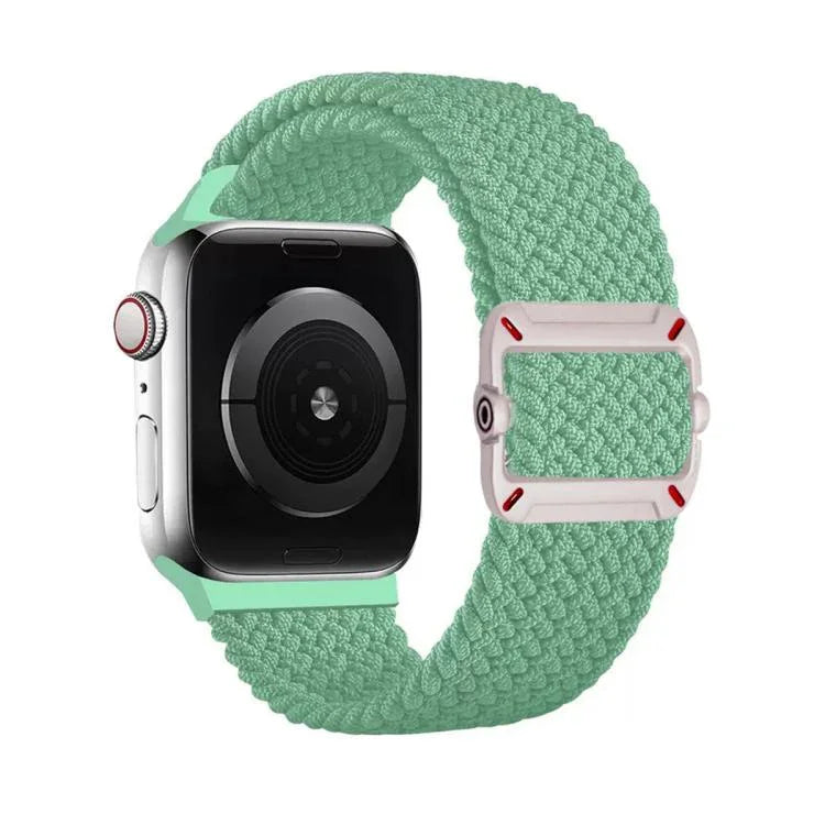 Double Loop Mechanical Buckle Nylon Braid Watch Band, For Apple Watch 42mm / 41mm / 40mm / 38mm