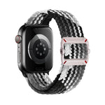 Double Loop Mechanical Buckle Nylon Braid Watch Band, For Apple Watch 42mm / 41mm / 40mm / 38mm