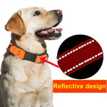 Pet Reflective Collar Nylon Black Buckle, S, M, L, Nylon Collar, S, Nylon Collar, M, Nylon Collar, L