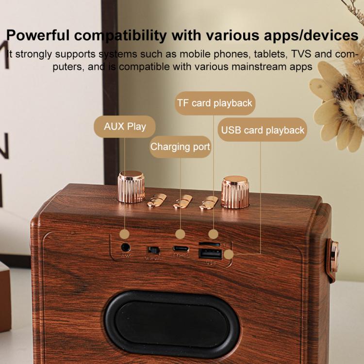 H1 Portable Outdoor Bluetooth Wireless Smart Speaker with Microphone, H1