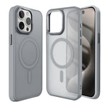 Kalebol Metal Lens Frame MagSafe Frosted PC Phone Case, For iPhone 16 Pro, For iPhone 16 Plus, For iPhone 16, For iPhone 15 Pro Max, For iPhone 15 Pro
