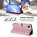 Litter Panda Embossing RFID Leather Phone Case with Lanyard, For iPhone 17e / 16e, For iPhone 17 Pro Max, For iPhone 17 Pro, For iPhone 17, For iPhone Air, For iPhone 16 Pro Max, For iPhone 16 Pro, For iPhone 16 Plus
